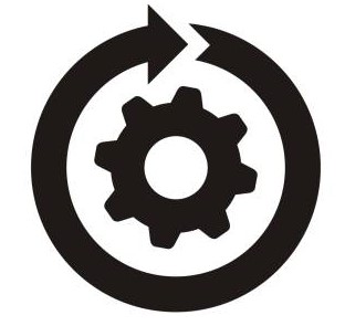Simple icon illustrating continuous development.